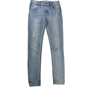 Lucky Brand Zoe Distressed Skinny Jeans Size 14 Big Girls